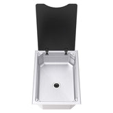 Thetford Rectangular Sink 360 x 550mm Stainless Steel - SBL1750-SP